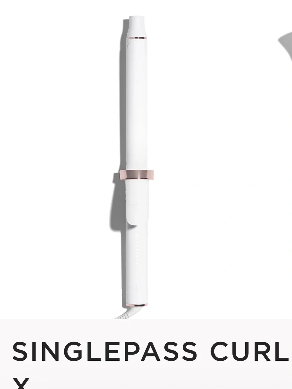 Literally new ! T3 White and Rose Gold Curling Wand